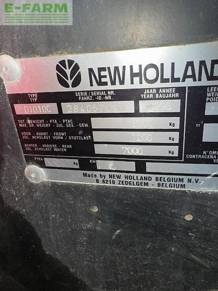 New Holland d1010 - Lis na hranaté balíky: obrázok 5 New Holland d1010 - Lis na hranaté balíky: obrázok 5