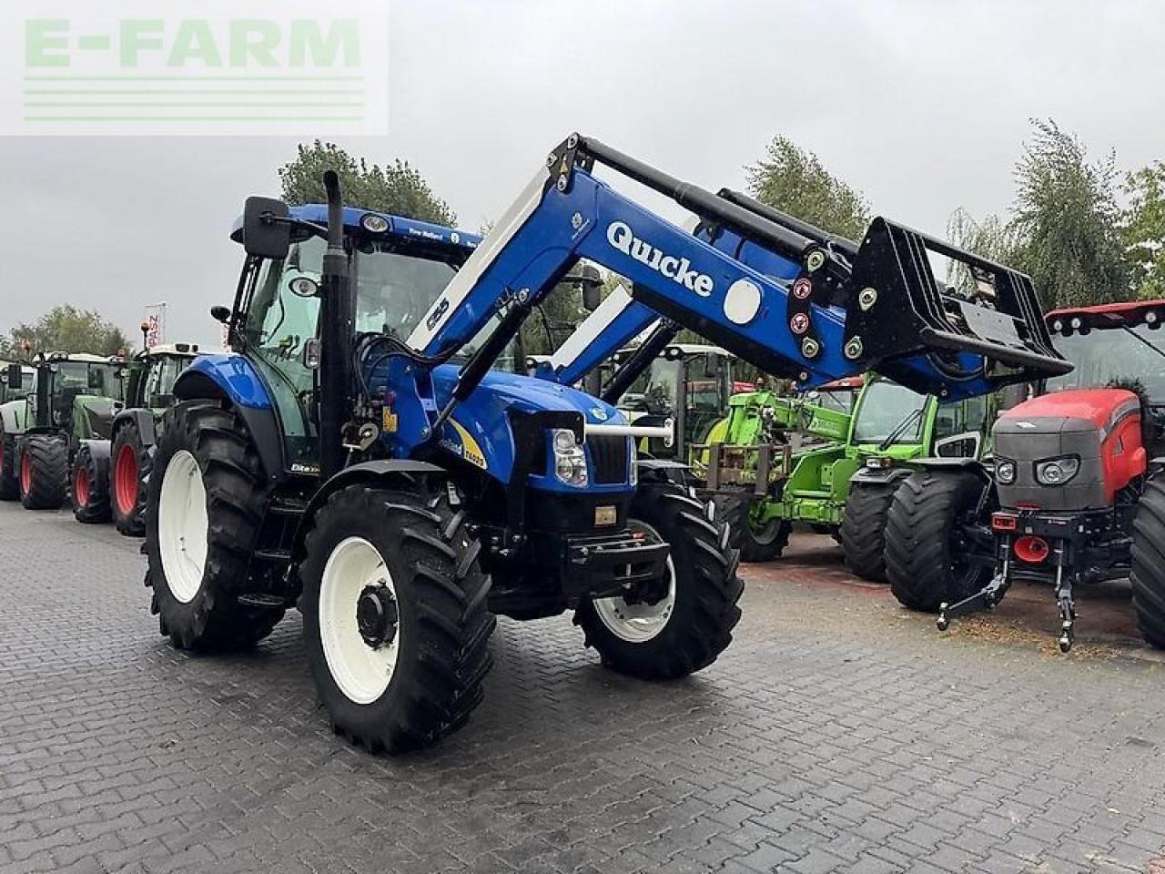 New Holland t6020 elite + quicke q55 Elite - Traktor: obrázok 3 New Holland t6020 elite + quicke q55 Elite - Traktor: obrázok 3