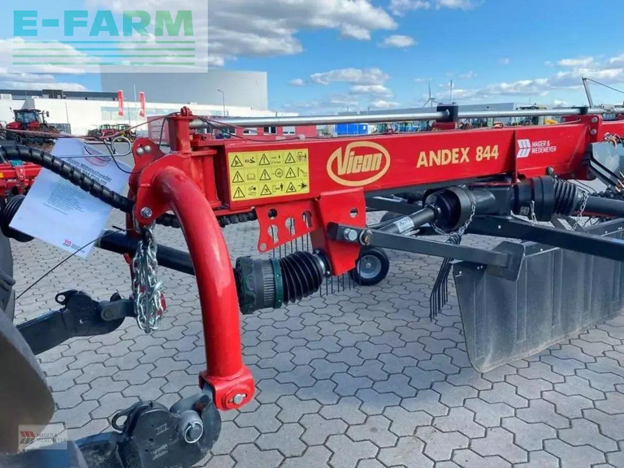 Vicon vicon mittelschwader andex 844 - Obracač sena: obrázok 2 Vicon vicon mittelschwader andex 844 - Obracač sena: obrázok 2