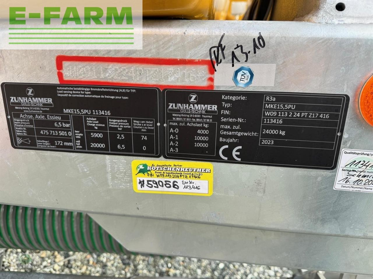 Zunhammer mke 15,5 pu tandem eco - Traktor: obrázok 3 Zunhammer mke 15,5 pu tandem eco - Traktor: obrázok 3