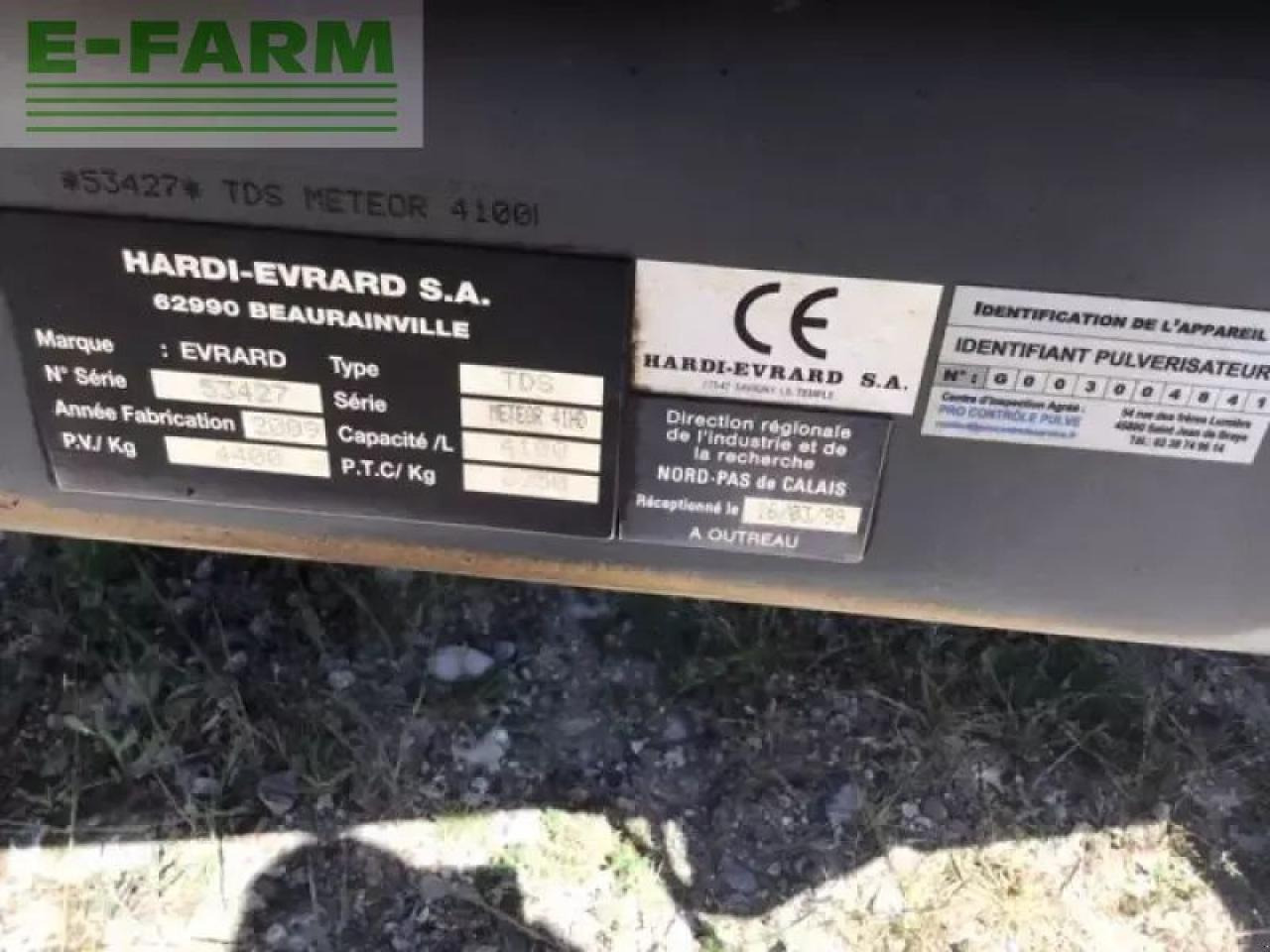 Meteor4100l - Ťahaný postrekovač: obrázok 5 Meteor4100l - Ťahaný postrekovač: obrázok 5