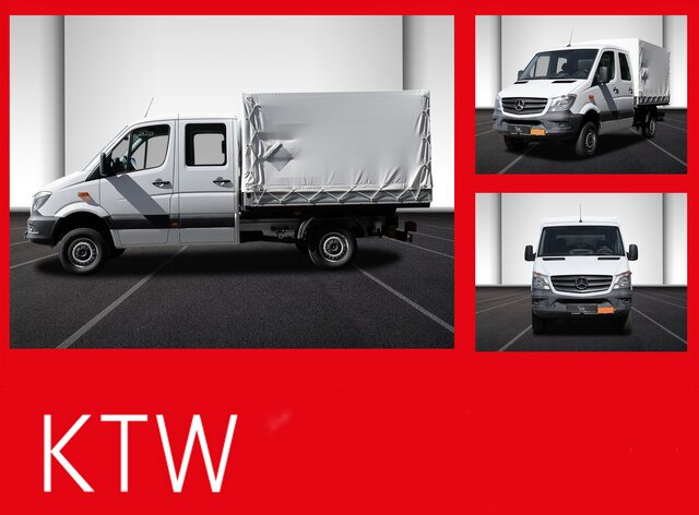 MERCEDES-BENZ Sprinter 316CDI DOKA,Allrad,Klima,Standhzg.... - Dodávka valník, Dodávkа s dvojitou kabínou: obrázok 1 MERCEDES-BENZ Sprinter 316CDI DOKA,Allrad,Klima,Standhzg.... - Dodávka valník, Dodávkа s dvojitou kabínou: obrázok 1