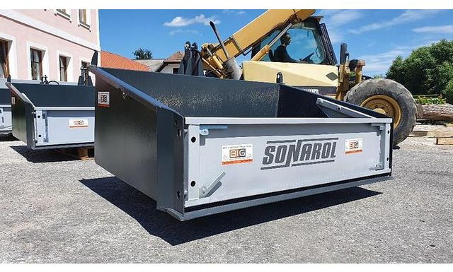 Schwerlast Transportbox / Kippmulde 180 cm mit 3 Punkt- & Euro Aufnahme - Ťahač: obrázok 1 Schwerlast Transportbox / Kippmulde 180 cm mit 3 Punkt- & Euro Aufnahme - Ťahač: obrázok 1