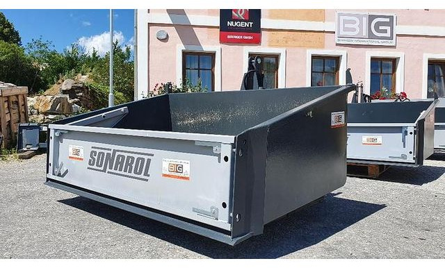 Schwerlast Transportbox / Kippmulde 180 cm mit 3 Punkt- & Euro Aufnahme - Ťahač: obrázok 2 Schwerlast Transportbox / Kippmulde 180 cm mit 3 Punkt- & Euro Aufnahme - Ťahač: obrázok 2