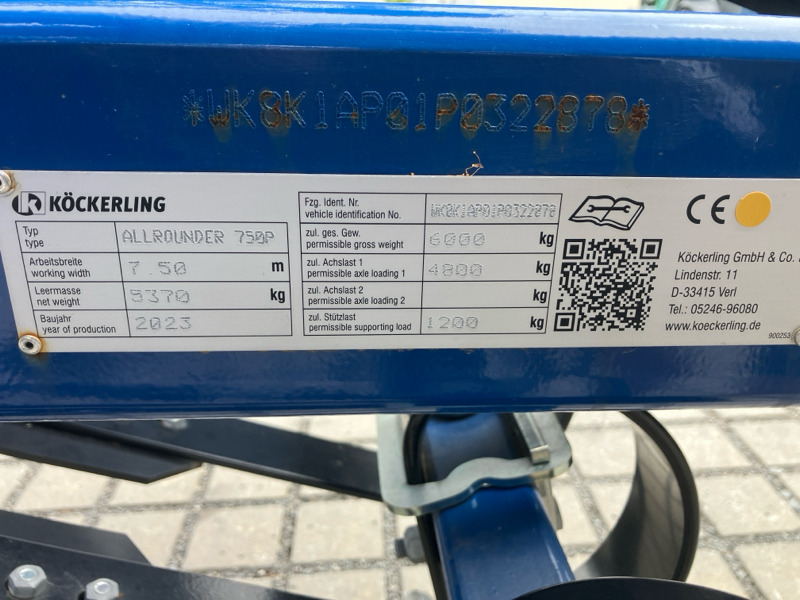 Köckerling Allrounder 750 profiline - Brány: obrázok 2 Köckerling Allrounder 750 profiline - Brány: obrázok 2