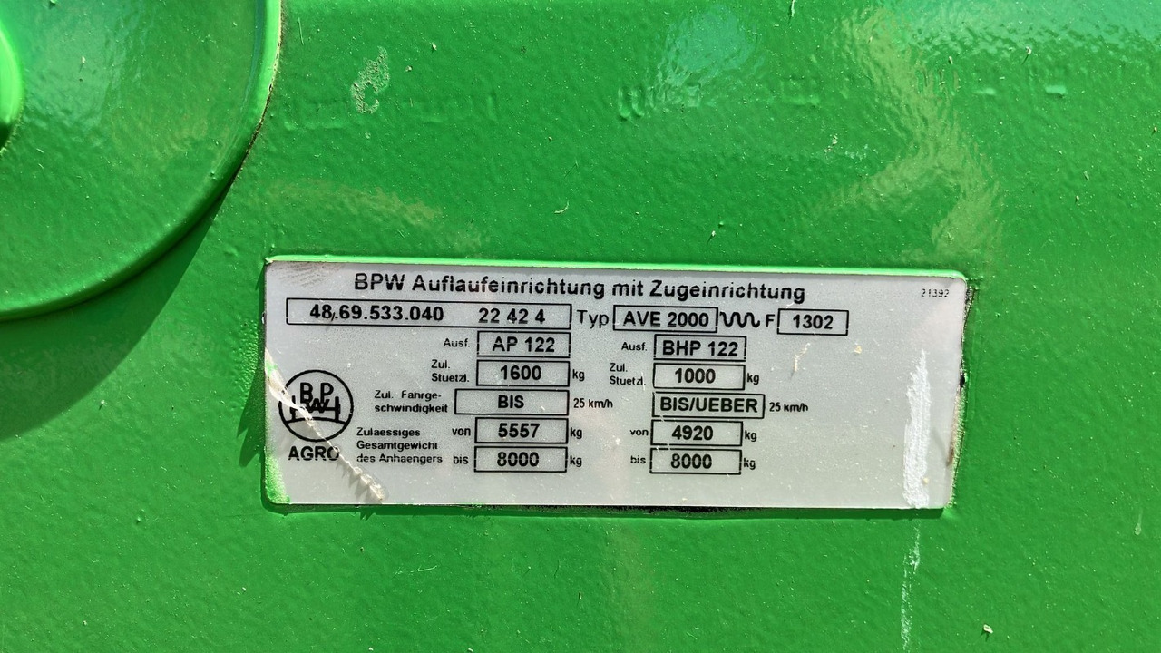 Joskin Trans-EX 5T - Príves: obrázok 1 Joskin Trans-EX 5T - Príves: obrázok 1