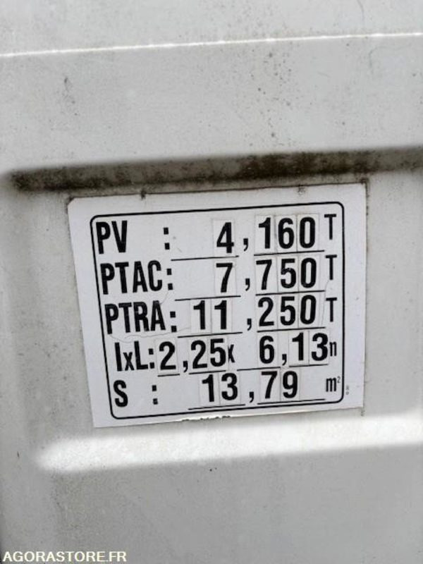 Sklápač CAMION BENNE RENAULT S135 MIDLINER 1995 204000 KM: obrázok 13