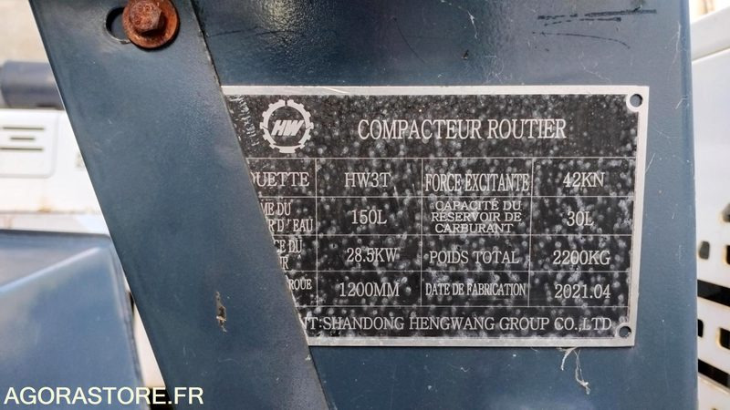 COMPACTEUR ROUTIER - Valec: obrázok 5 COMPACTEUR ROUTIER - Valec: obrázok 5