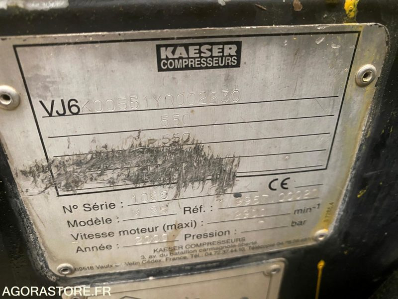 Compresseur KAESER M25 2008 TBE - Vzduchový kompresor: obrázok 2 Compresseur KAESER M25 2008 TBE - Vzduchový kompresor: obrázok 2