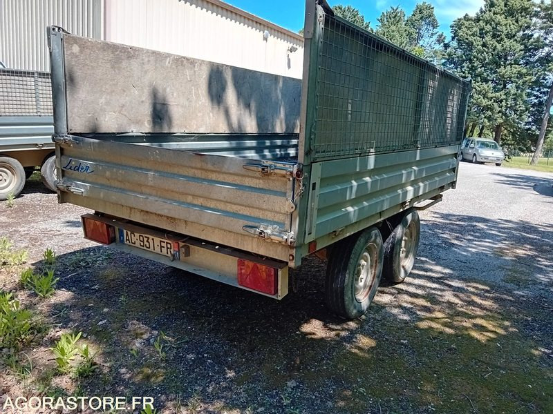 LIDER REMORQUE TRIBENNE 2000 KG DOUBLE ESSIEU - Príves sklápěcí: obrázok 1 LIDER REMORQUE TRIBENNE 2000 KG DOUBLE ESSIEU - Príves sklápěcí: obrázok 1