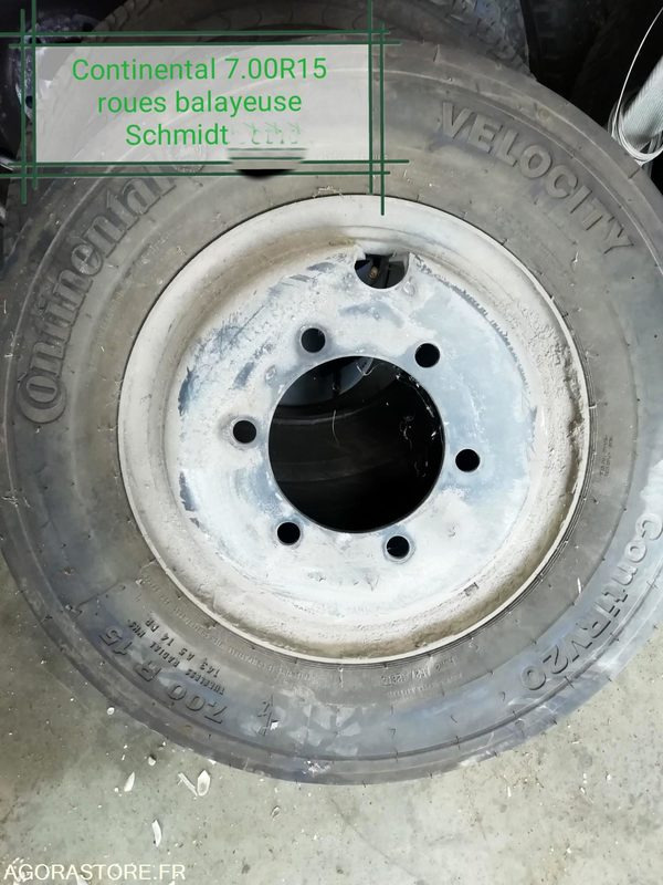Lot de 5 roues à cercle pour balayeuse Schmidt clean go500 - Kompletné koleso: obrázok 1 Lot de 5 roues à cercle pour balayeuse Schmidt clean go500 - Kompletné koleso: obrázok 1