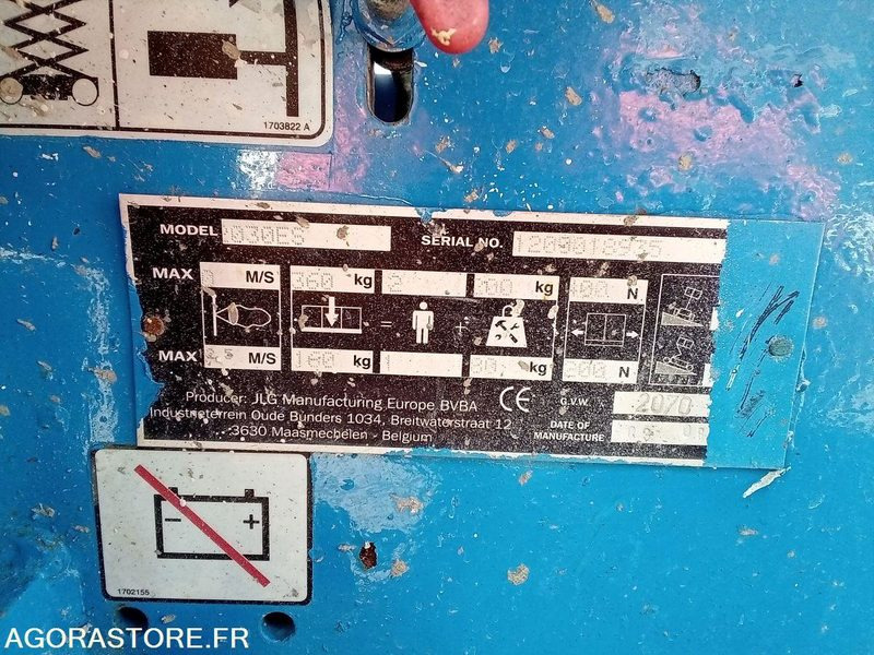 Nacelle electrique à ciseaux JLG 2030ES - Pracovná plošina: obrázok 4 Nacelle electrique à ciseaux JLG 2030ES - Pracovná plošina: obrázok 4