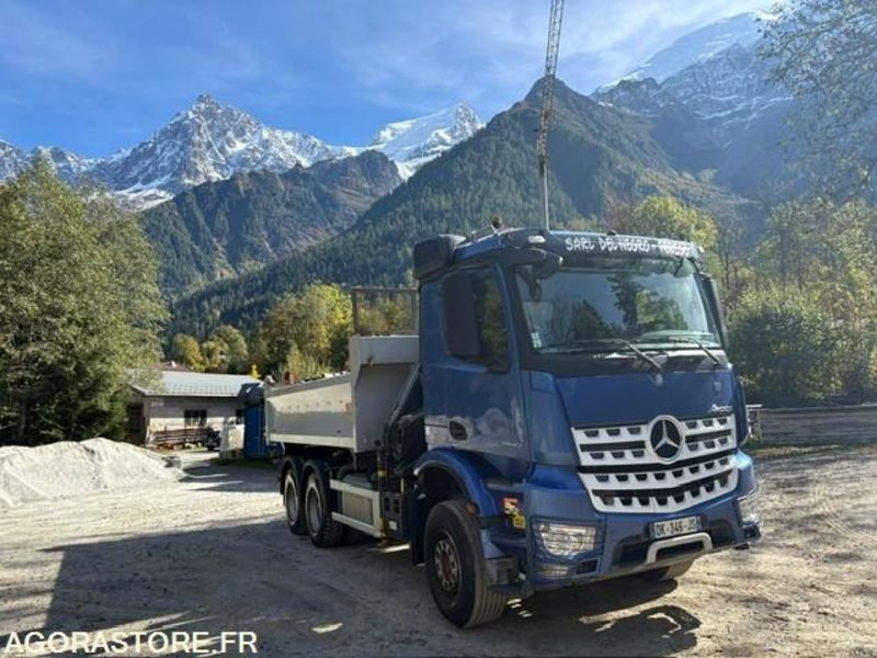 CAMION 6X4 TRI-BENNE +GRUE MERCEDES AROCS 2640 2014 190 000 KM - Nákladné auto: obrázok 2 CAMION 6X4 TRI-BENNE +GRUE MERCEDES AROCS 2640 2014 190 000 KM - Nákladné auto: obrázok 2