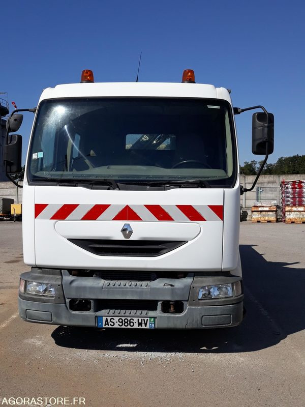 CAMION BI-BENNE + GRUE - PL RENAULT MILDIUM 180 DCI Db - 2003 / 263 610 KM - Nákladné auto: obrázok 3 CAMION BI-BENNE + GRUE - PL RENAULT MILDIUM 180 DCI Db - 2003 / 263 610 KM - Nákladné auto: obrázok 3