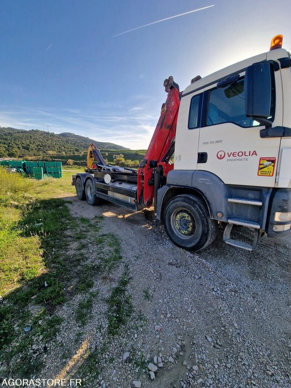 PORTEUR MOVI GRUE MAN 26T 6X4 GUIMA de 2013 - 167 500 km (R32296) - Nákladné auto: obrázok 3 PORTEUR MOVI GRUE MAN 26T 6X4 GUIMA de 2013 - 167 500 km (R32296) - Nákladné auto: obrázok 3