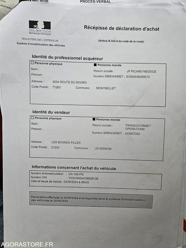 Porteur Volvo frigo - Nákladné auto: obrázok 5 Porteur Volvo frigo - Nákladné auto: obrázok 5