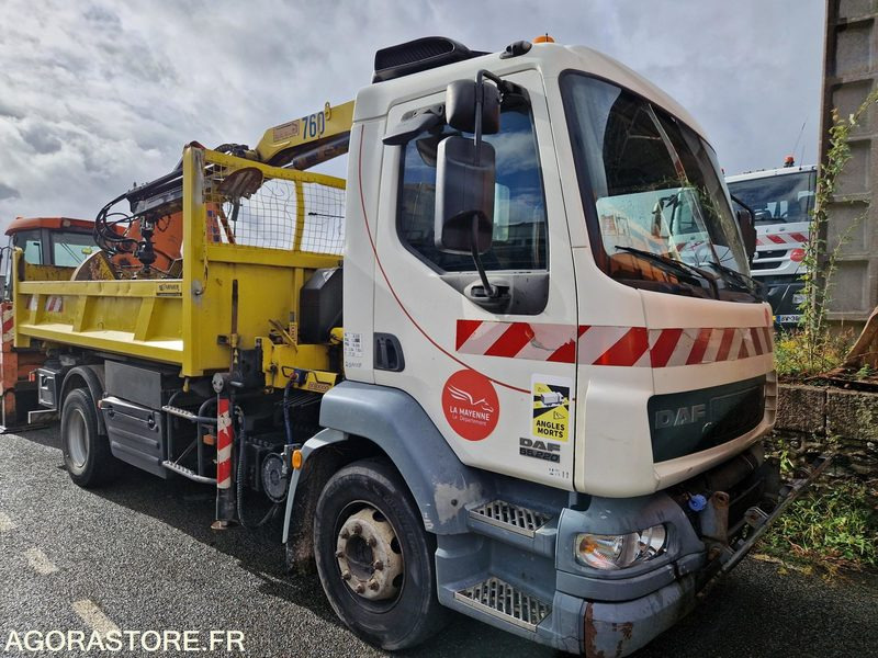 Porteur tribenne grue Daf LF55 220 -227727-2006 - BQ086KY - Nákladné auto: obrázok 4 Porteur tribenne grue Daf LF55 220 -227727-2006 - BQ086KY - Nákladné auto: obrázok 4