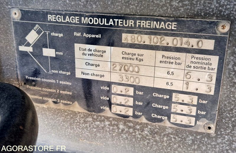 Remorque 3 essieux SAMRO - Náves: obrázok 3 Remorque 3 essieux SAMRO - Náves: obrázok 3
