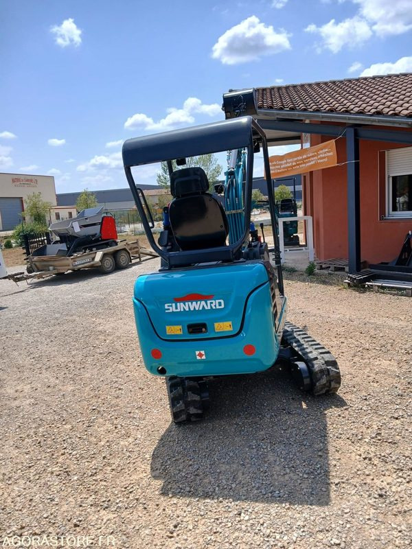 Pelle SUNWARD SWE20F canopy Neuve - Mini rýpadlo: obrázok 4 Pelle SUNWARD SWE20F canopy Neuve - Mini rýpadlo: obrázok 4