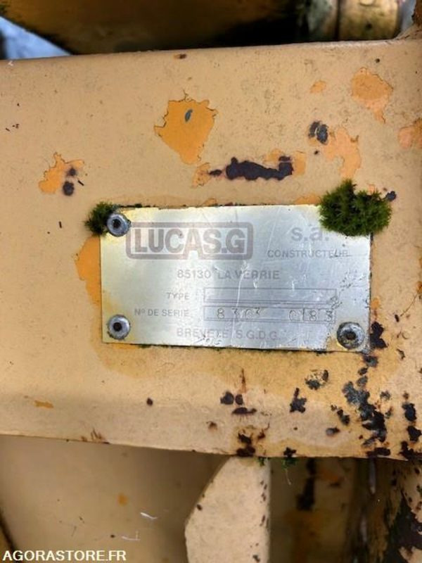 DESILEUSE LUCAS - Poľnohospodárske stroje: obrázok 2 DESILEUSE LUCAS - Poľnohospodárske stroje: obrázok 2