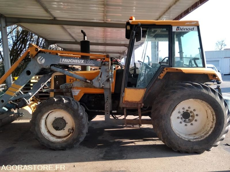 TRACTEUR CHARGEUR RENAULT 754 - 70 CV - Traktor: obrázok 1 TRACTEUR CHARGEUR RENAULT 754 - 70 CV - Traktor: obrázok 1