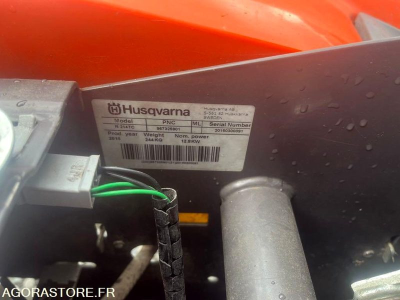 Tracteur tondeuse Husqvarna RIDER R214TC - Záhradná kosačka: obrázok 5 Tracteur tondeuse Husqvarna RIDER R214TC - Záhradná kosačka: obrázok 5