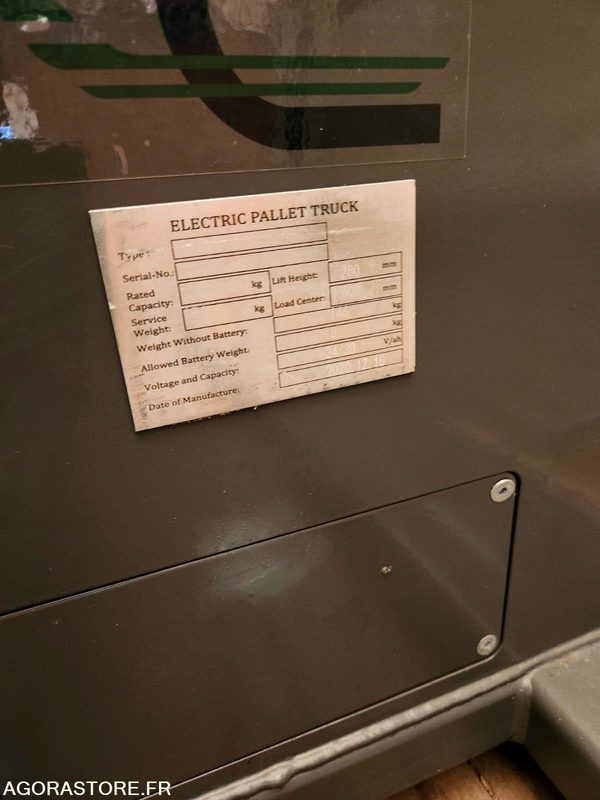 Transpalette électrique 1500kg - neuf - Paletový vozík: obrázok 2 Transpalette électrique 1500kg - neuf - Paletový vozík: obrázok 2