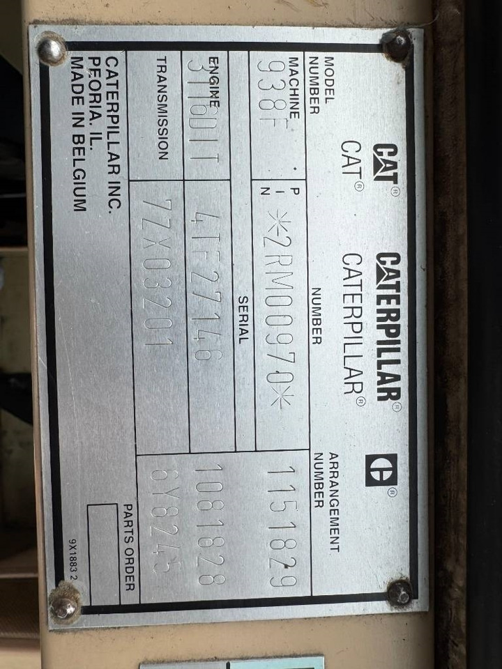 CAT 938 F II - Kolesový nakladač: obrázok 5 CAT 938 F II - Kolesový nakladač: obrázok 5