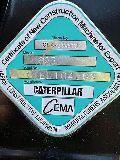 Pásové rýpadlo CAT 325: obrázok 10