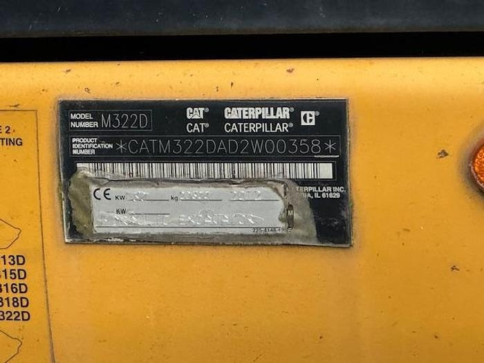 Rýpadlo CAT M 322 D: obrázok 6 Rýpadlo CAT M 322 D: obrázok 6