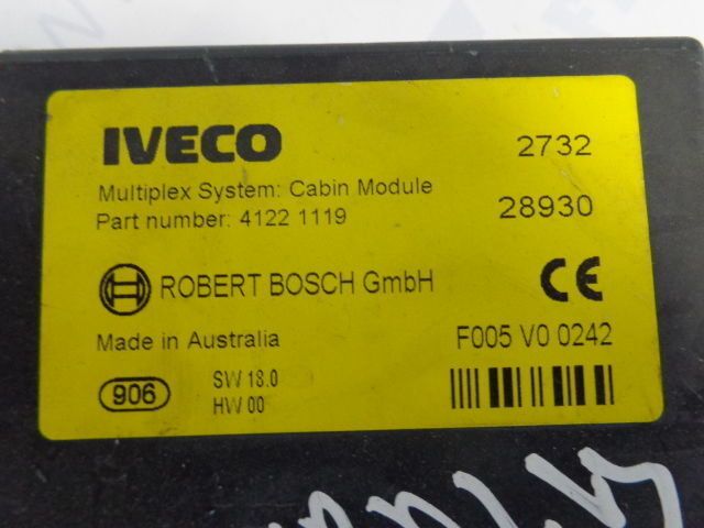 Iveco Multiplex System:Cabin Module ROBERT BOSCH GmbH - Riadiaca jednotka pre Nákladné auto: obrázok 3 Iveco Multiplex System:Cabin Module ROBERT BOSCH GmbH - Riadiaca jednotka pre Nákladné auto: obrázok 3