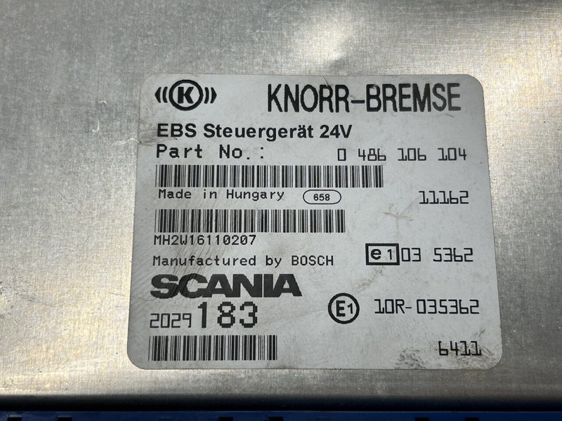 KNORR-BREMSE EBS - Riadiaca jednotka pre Nákladné auto: obrázok 4 KNORR-BREMSE EBS - Riadiaca jednotka pre Nákladné auto: obrázok 4