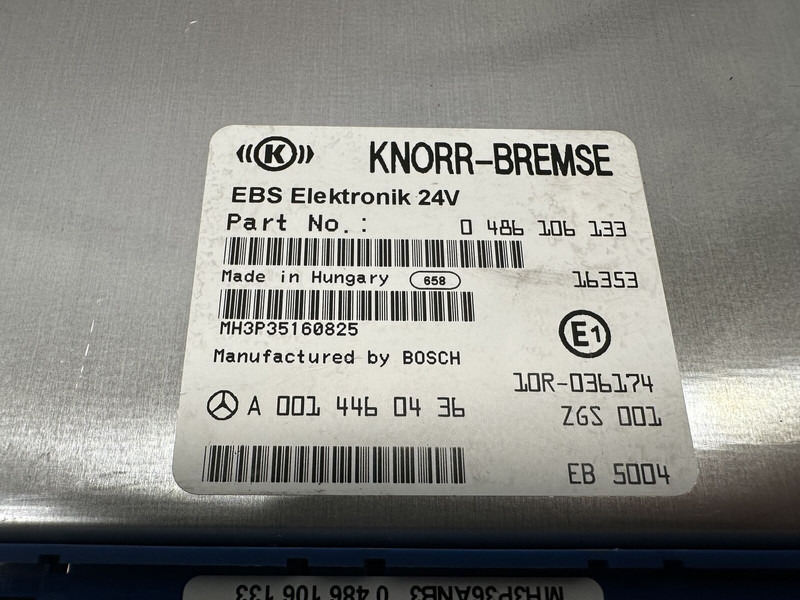 KNORR-BREMSE EBS control unit - Riadiaca jednotka pre Nákladné auto: obrázok 3 KNORR-BREMSE EBS control unit - Riadiaca jednotka pre Nákladné auto: obrázok 3
