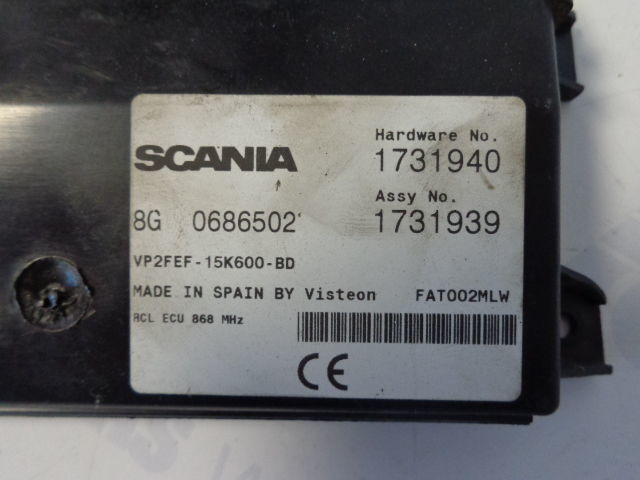 Scania control unit 1731940, 1731939, 0686502, 1728357, 1728359 "WORLDW - Riadiaca jednotka pre Nákladné auto: obrázok 4 Scania control unit 1731940, 1731939, 0686502, 1728357, 1728359 "WORLDW - Riadiaca jednotka pre Nákladné auto: obrázok 4