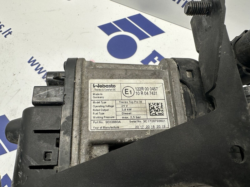 Webasto XF106 480 - Kúrenie/ Vetranie pre Nákladné auto: obrázok 3 Webasto XF106 480 - Kúrenie/ Vetranie pre Nákladné auto: obrázok 3