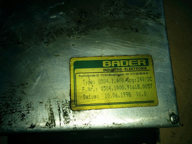 Bosch Bader 0504.1.A00 EST-32 - Riadiaca jednotka: obrázok 5 Bosch Bader 0504.1.A00 EST-32 - Riadiaca jednotka: obrázok 5