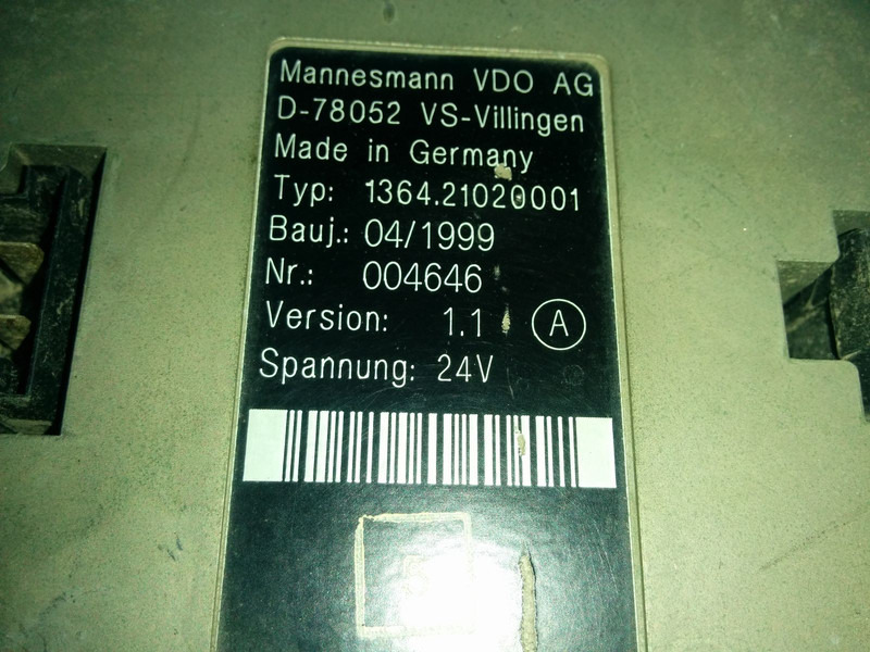 Neoplan MUX2-B - Riadiaca jednotka: obrázok 2 Neoplan MUX2-B - Riadiaca jednotka: obrázok 2