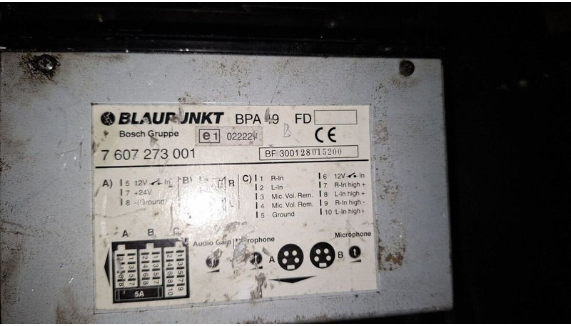 Volvo Blaupunkt BPA49 - Riadiaca jednotka: obrázok 3 Volvo Blaupunkt BPA49 - Riadiaca jednotka: obrázok 3