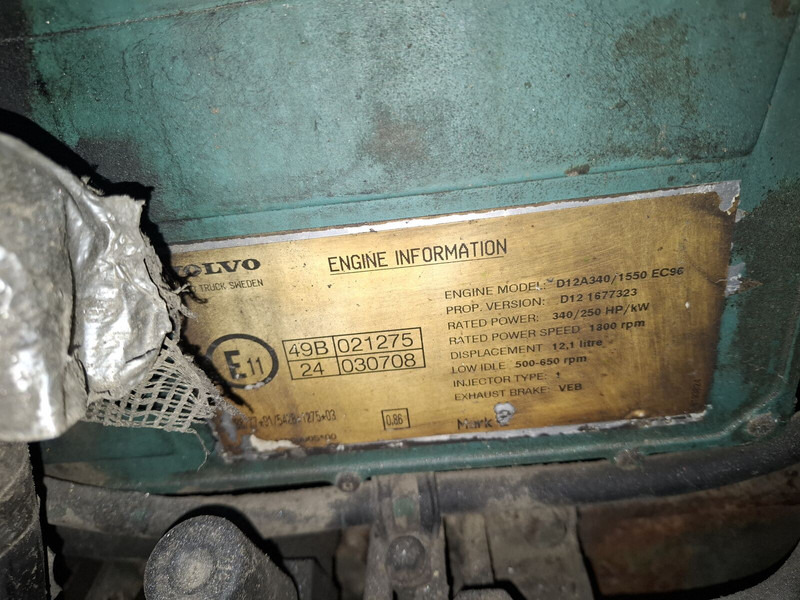 Volvo D12A - Motor: obrázok 3 Volvo D12A - Motor: obrázok 3