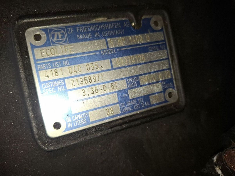Prevodovka ZF 6AP1400B 4181040055: obrázok 10