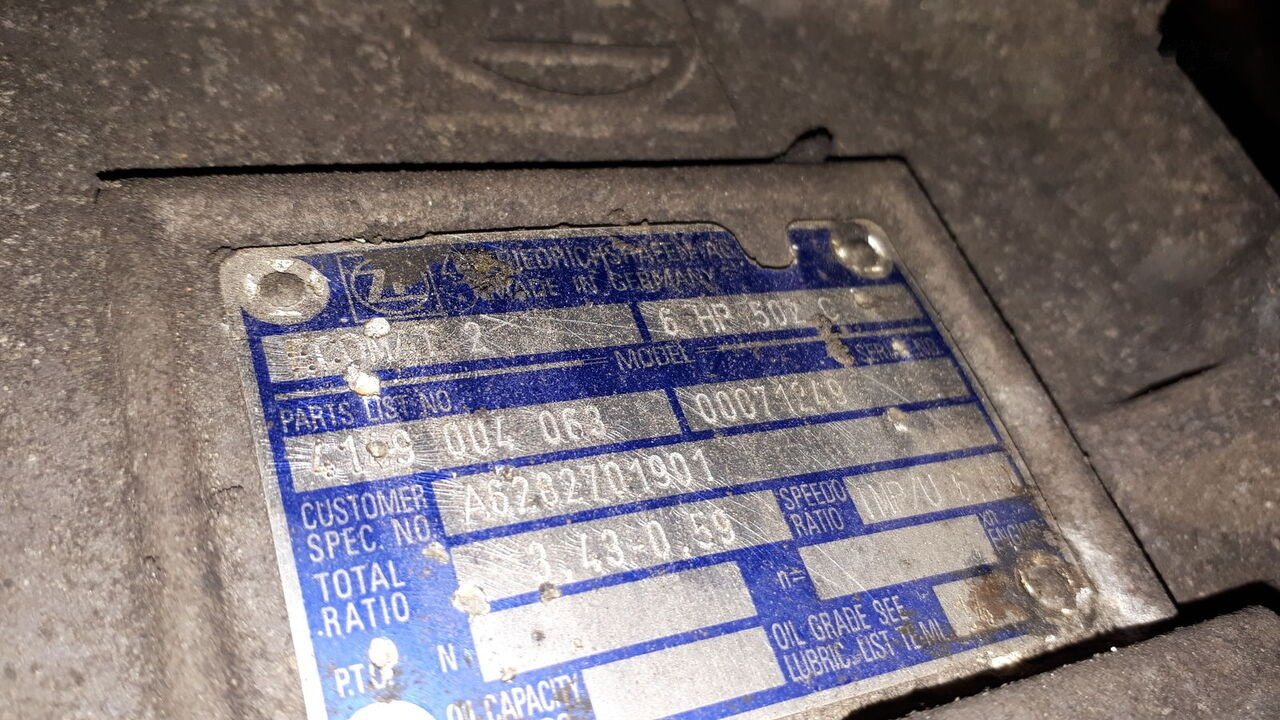 ZF 6HP604C .6HP502C. 6HP552C .6HP602C. 6HP592C. 6HP504C .6HP604C. 6 Volvo Man/ Volvo. Scnia. Mersedes - Prevodovka pre Autobus: obrázok 5 ZF 6HP604C .6HP502C. 6HP552C .6HP602C. 6HP592C. 6HP504C .6HP604C. 6 Volvo Man/ Volvo. Scnia. Mersedes - Prevodovka pre Autobus: obrázok 5