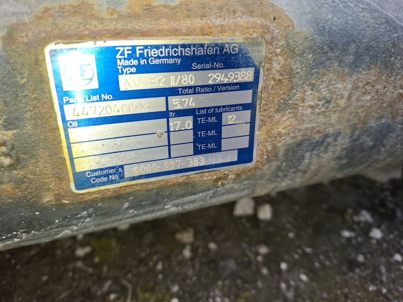 ZF Eaton Неоплан 660.4.22 Мерседес 407. Citara-2.84 DAF-1339G.2.93 - Zadná náprava: obrázok 2 ZF Eaton Неоплан 660.4.22 Мерседес 407. Citara-2.84 DAF-1339G.2.93 - Zadná náprava: obrázok 2