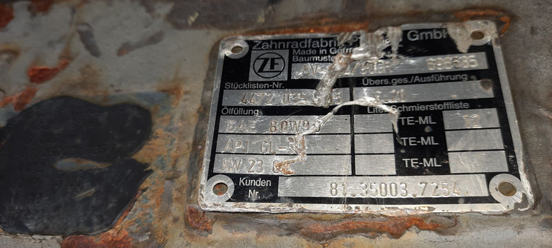 ZF Eaton Неоплан 660.4.22 Мерседес 407. Citara-2.84 DAF-1339G.2.93 - Zadná náprava: obrázok 4 ZF Eaton Неоплан 660.4.22 Мерседес 407. Citara-2.84 DAF-1339G.2.93 - Zadná náprava: obrázok 4