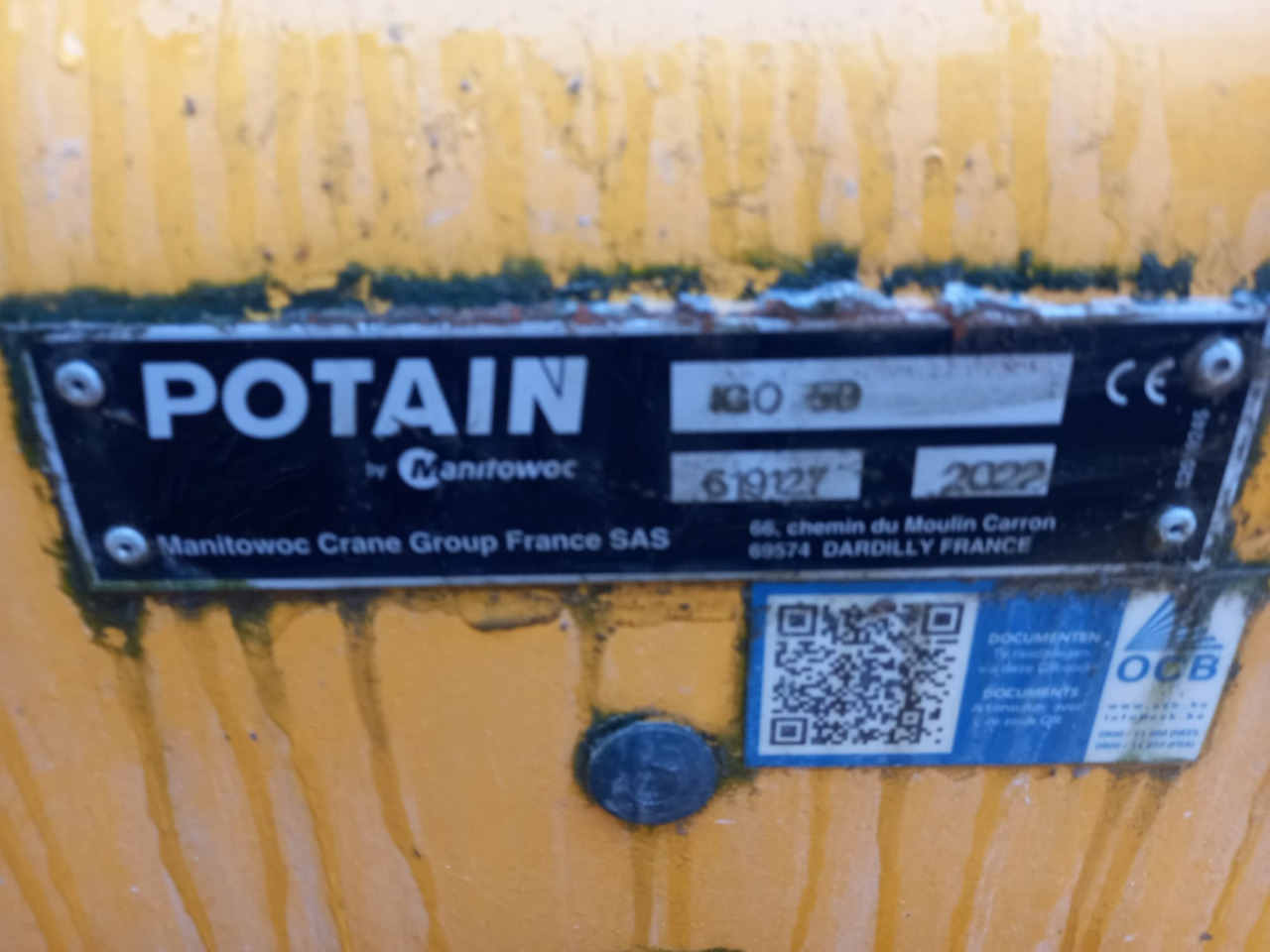 Potain IGO 50 - Rýchlostaviteľný žeriav: obrázok 4 Potain IGO 50 - Rýchlostaviteľný žeriav: obrázok 4