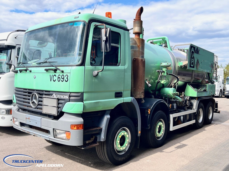 Mercedes-Benz Actros 4140 8x4, Steel springs, ADR, Inox - Fekálne vozidlo: obrázok 3 Mercedes-Benz Actros 4140 8x4, Steel springs, ADR, Inox - Fekálne vozidlo: obrázok 3