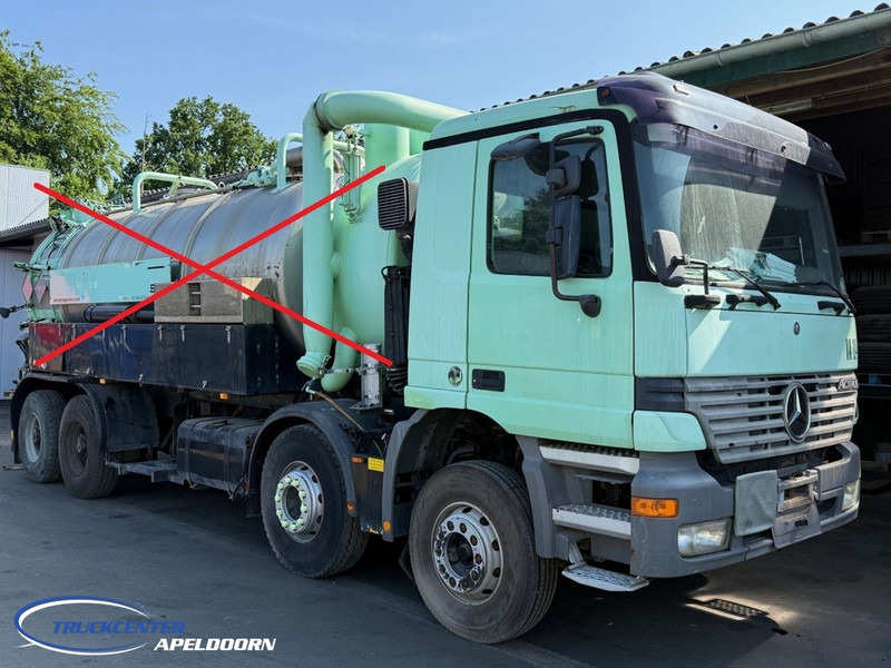 Mercedes-Benz Actros 4140 8x4 Steel springs, Manuel gearbox, Broken engine!! - Fekálne vozidlo: obrázok 1 Mercedes-Benz Actros 4140 8x4 Steel springs, Manuel gearbox, Broken engine!! - Fekálne vozidlo: obrázok 1