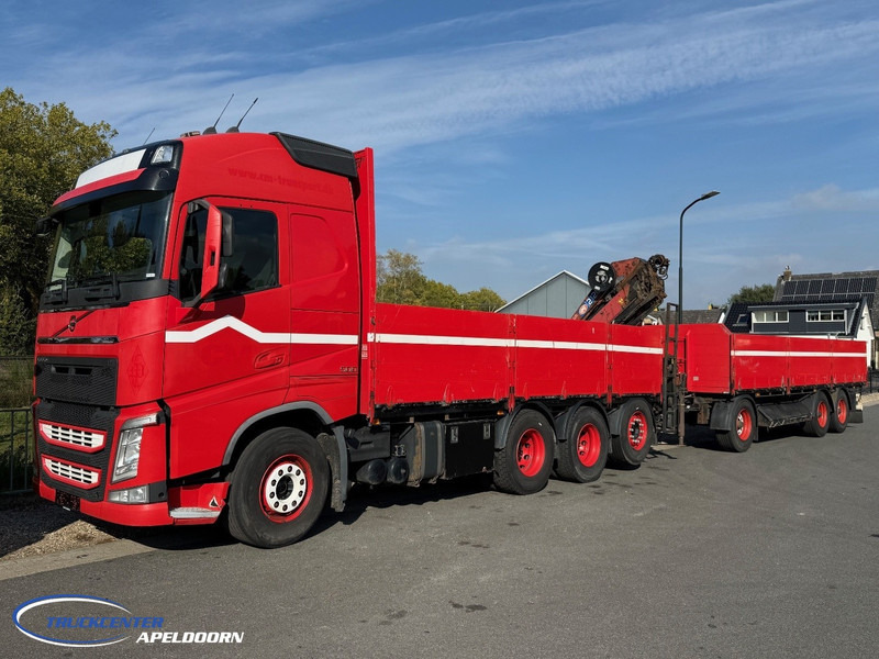 Volvo FH 500 8x4, HMF 2120 K4 + Rotator, + Krone trailer - Valníkový/ Plošinový nákladný automobil, Auto s hydraulickou rukou: obrázok 1 Volvo FH 500 8x4, HMF 2120 K4 + Rotator, + Krone trailer - Valníkový/ Plošinový nákladný automobil, Auto s hydraulickou rukou: obrázok 1