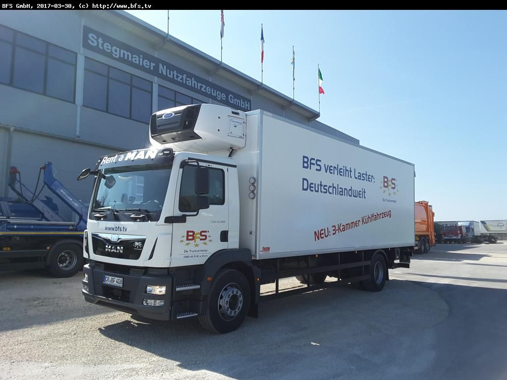 MAN TGM 18.290 4x2 LL Carrier Supra 1250MT, Längs!, MAN TGM 18.290 4x2 LL Carrier Supra 1250MT, Längs!, - Chladirenské nákladné vozidlo: obrázok 1 MAN TGM 18.290 4x2 LL Carrier Supra 1250MT, Längs!, MAN TGM 18.290 4x2 LL Carrier Supra 1250MT, Längs!, - Chladirenské nákladné vozidlo: obrázok 1