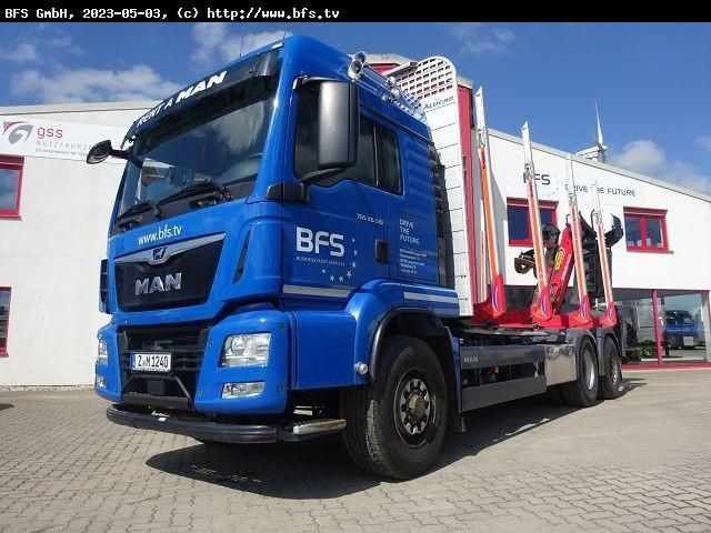 MAN TGS 26.510 6x4 H-4BL NEU ZF Getriebe + NEU Kuppl - Nákladné vozidlo na prepravu dreva: obrázok 1 MAN TGS 26.510 6x4 H-4BL NEU ZF Getriebe + NEU Kuppl - Nákladné vozidlo na prepravu dreva: obrázok 1