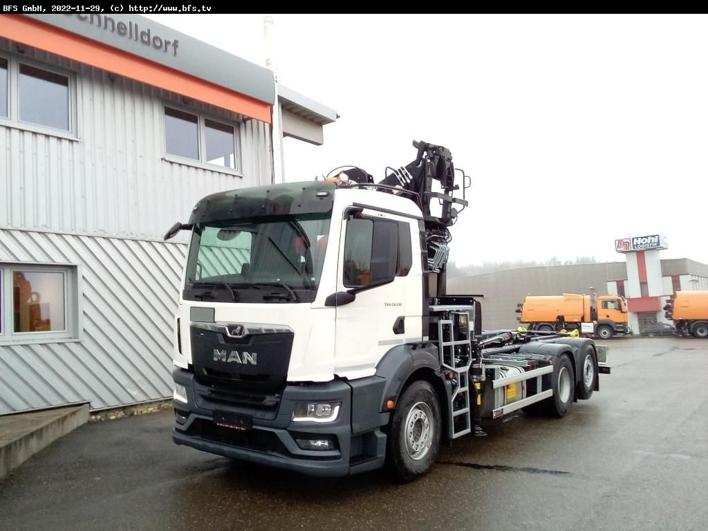MAN TGS (TG3) 26.510 6x2-4 BL Recyclingkran - Hákový nosič kontajnerov: obrázok 1 MAN TGS (TG3) 26.510 6x2-4 BL Recyclingkran - Hákový nosič kontajnerov: obrázok 1